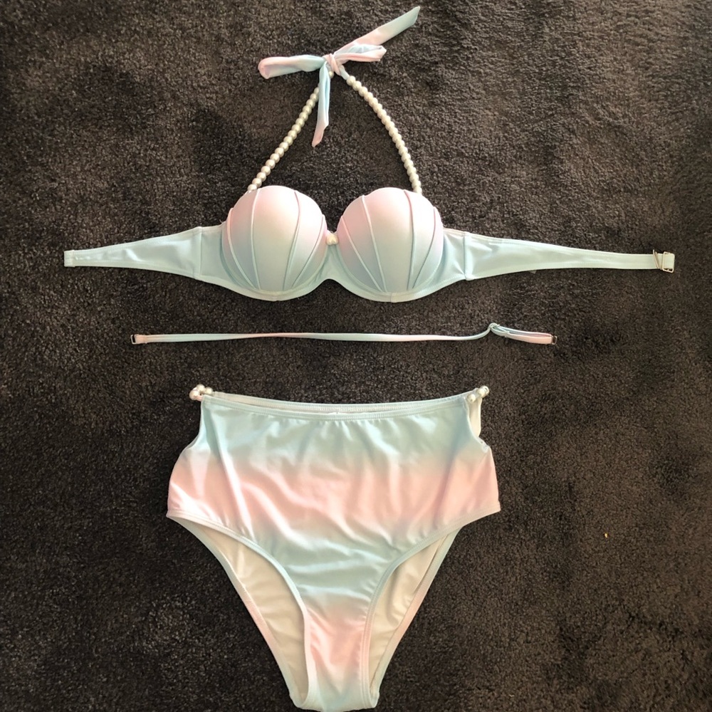 Beautiful High Waisted Mermaid Swimsuit